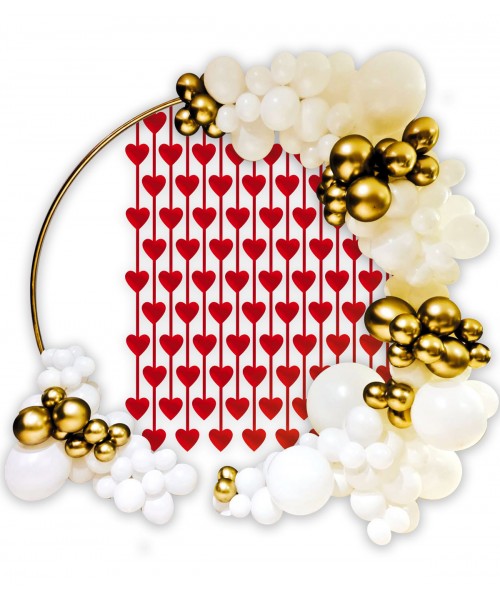 Backdrop Foil Cuori Rossi Metal 100 cm x 200 cm conf. 1pz - 2