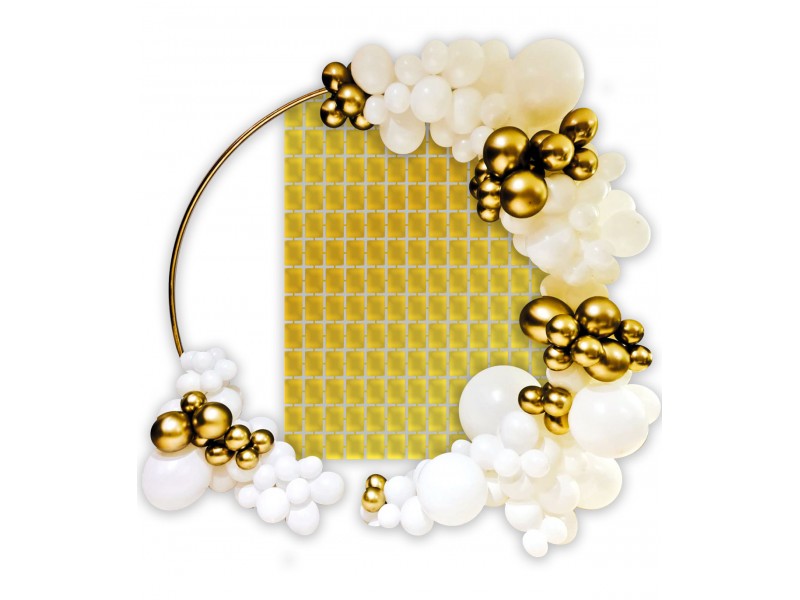 Backdrop Foil Oro Gold Metal 100 cm x 200 cm conf. 1pz -