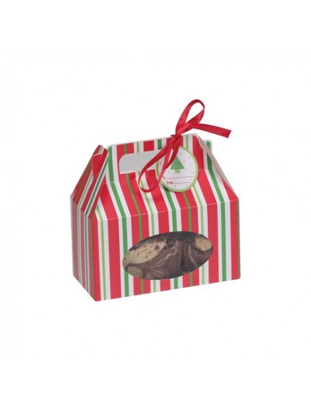 SCATOLA BISCOTTI NATALE DIM. 16*7,7*8,9 CM PZ.4 - L'Officina