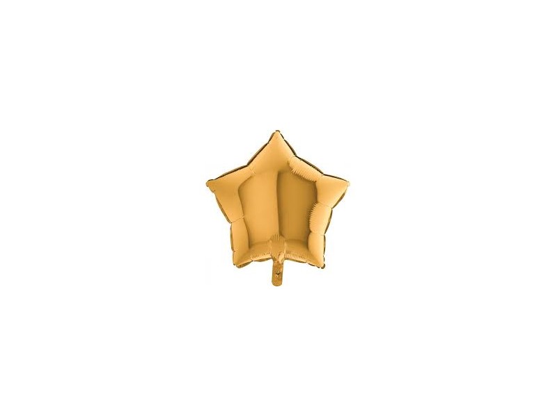 PALLONE MYLAR STELLA 18" ORO 45CM - L'Officina delle feste