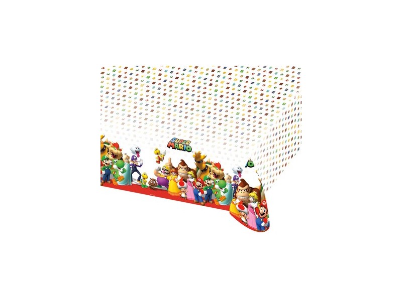TOVAGLIA PLASTICA SUPER MARIO BROS 120X180 CM - L'Officina