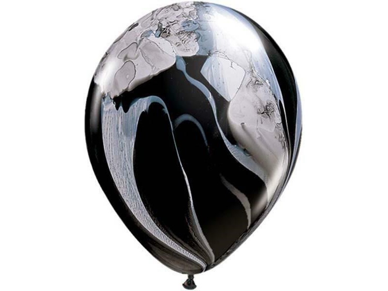 11RND ST SUPERAGATE B/WHITE 25PZ - L'Officina delle feste