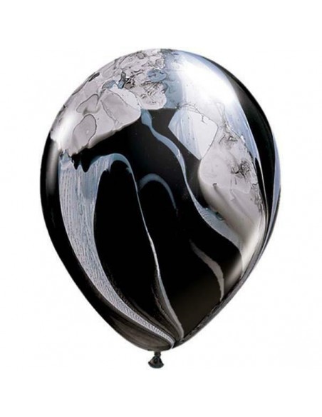 11RND ST SUPERAGATE B/WHITE 25PZ - L'Officina delle feste