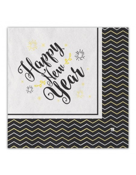 20 TOVAG.LI HAPPY NEW YEAR 33X33CM - L'Officina delle feste