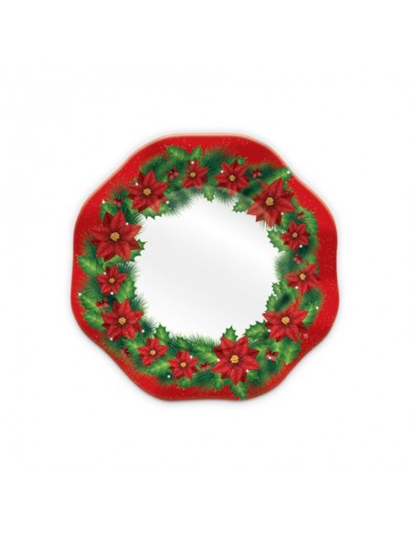 8 PIATTI CARTA CM.18 CHRISTMAS TIME - L'Officina delle feste