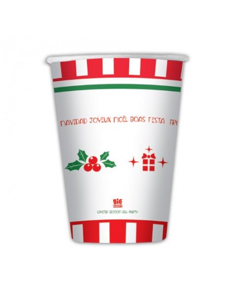 BICCHIERI 8PZ CC.200 NATALE 2017 - L'Officina delle feste