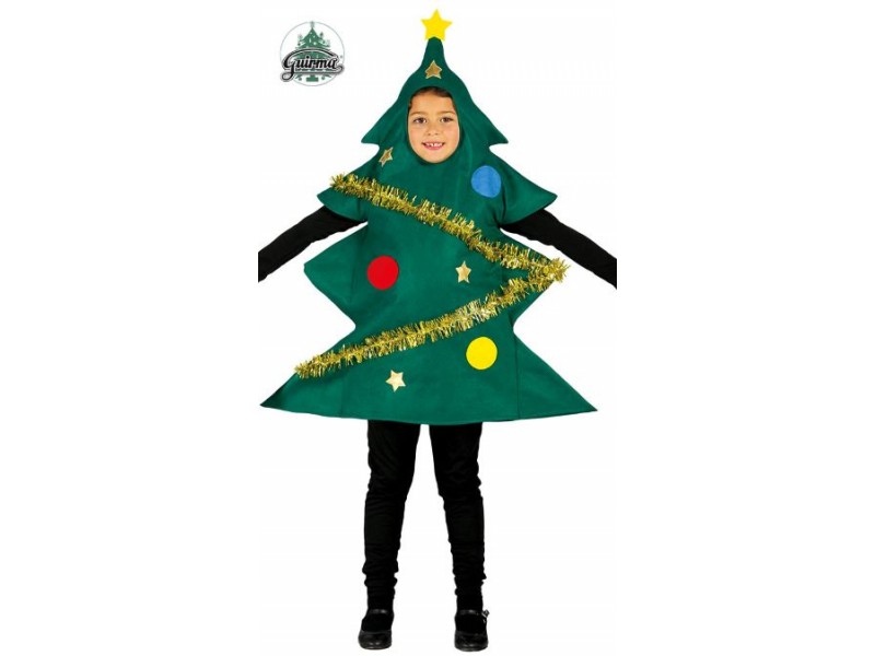 COSTUME ALBERO DI NATALE BAMB.7-9 ANNI - L'Officina delle feste