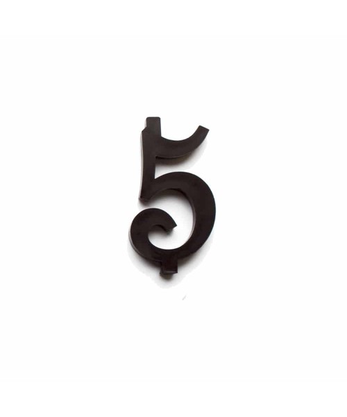 NUMERO  5  NERO H 7 CM