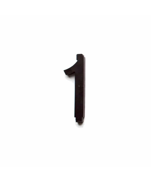 NUMERO  1  NERO H 7 CM
