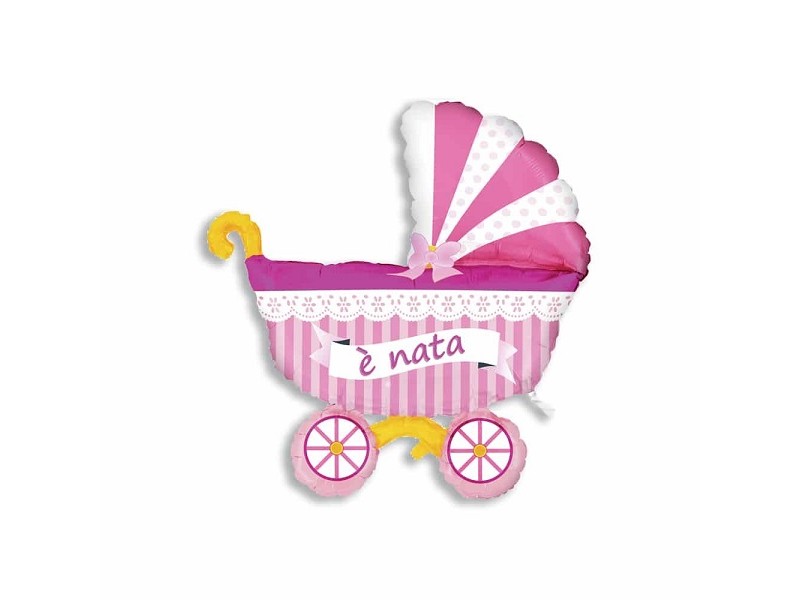 MINISHAPE CARROZZINA ROSA - L'Officina delle feste