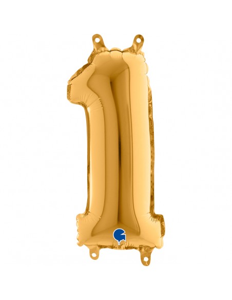 NUMERO MYLAR MEDIO ORO 1 CM.35 - L'Officina delle feste NUMERO MYLAR MEDIO ORO 1 CM.35 - L'Officina delle feste