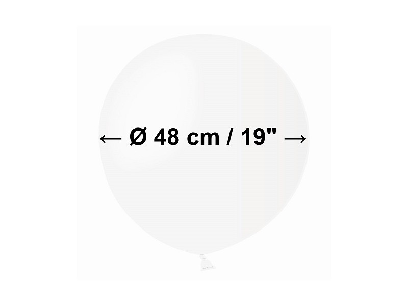 PALLONE LATTICE 48CM 19" BIANCO 1PZ - L'Officina delle feste