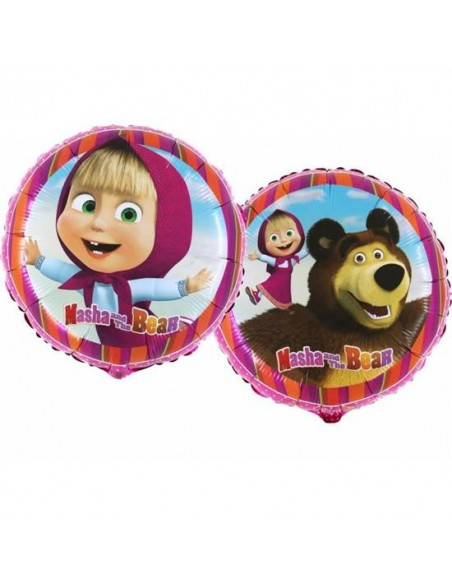 PALLONE MASHA E L'ORSO 18" CM. 45 - L'Officina delle feste