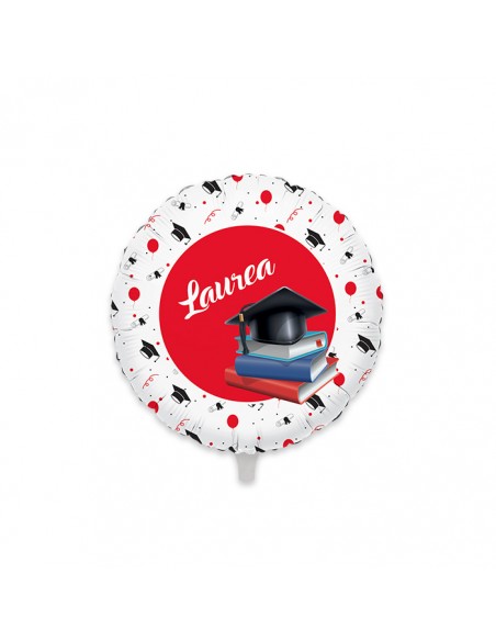PALLONE MYLAR CM. 45 "LA MIA LAUREA" - L'Officina delle feste