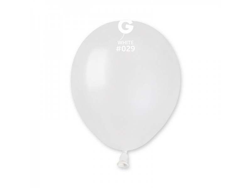 PALLONI LATTICE 5" BIANCO PERLATO PZ.100 13CM - L'Officina