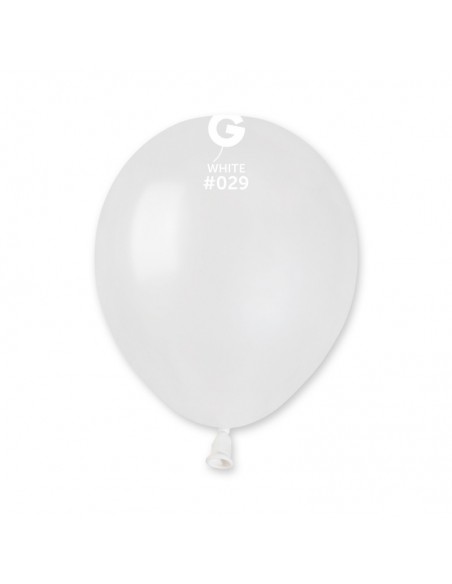 PALLONI LATTICE 5" BIANCO PERLATO PZ.100 13CM - L'Officina