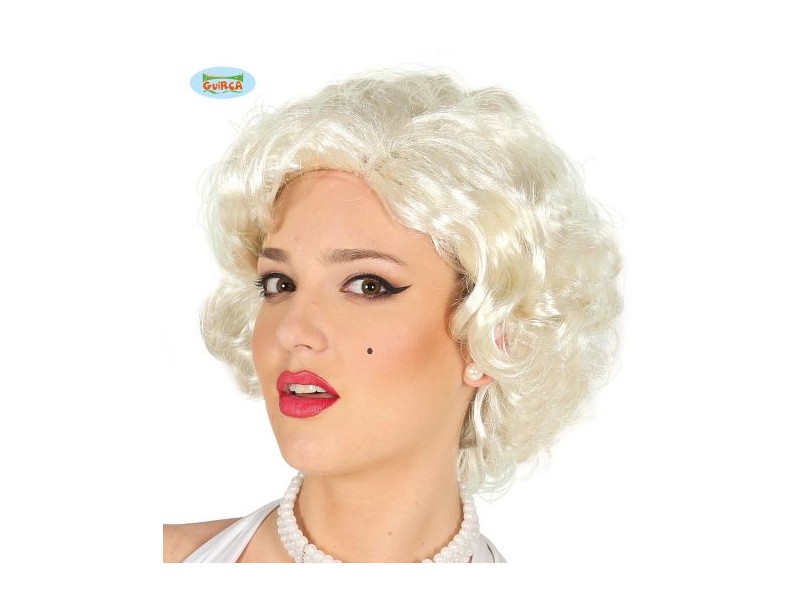 PARRUCCA RICCIA BIONDA MARYLIN MONROO - L'Officina delle feste