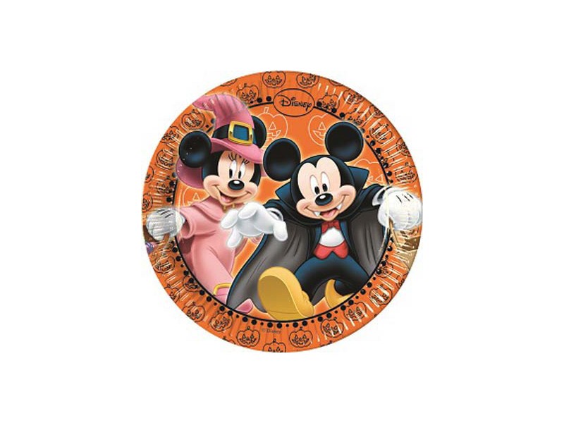 PIATTO 20 CM 8PZ MICKEY HALLOWEEN - L'Officina delle feste