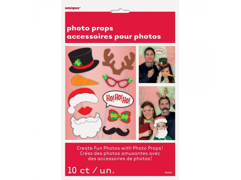 10 HOHOHO XMAS PHOTO PROP - L'Officina delle feste