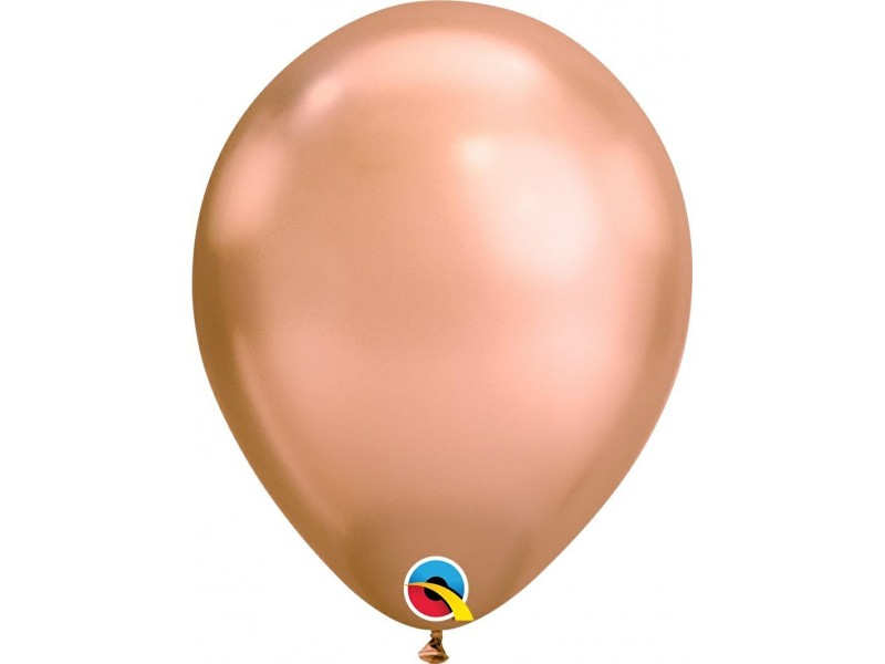 11RND PALLONI LATTICE CHROME ROSE GOLD 30CM PZ. 25 - L'Officina