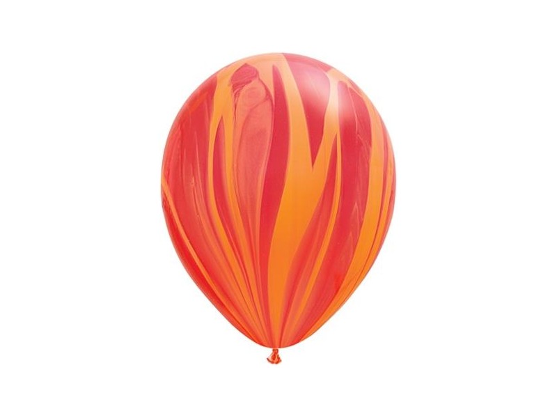 11RND ST SUPERAGATE RED/ORANGE PZ. 25 - L'Officina delle feste