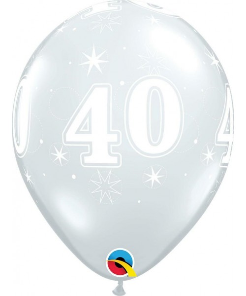 11RND PALLONE LATTICE TRASP. STAMPATO 40 25PZ. - L'Officina