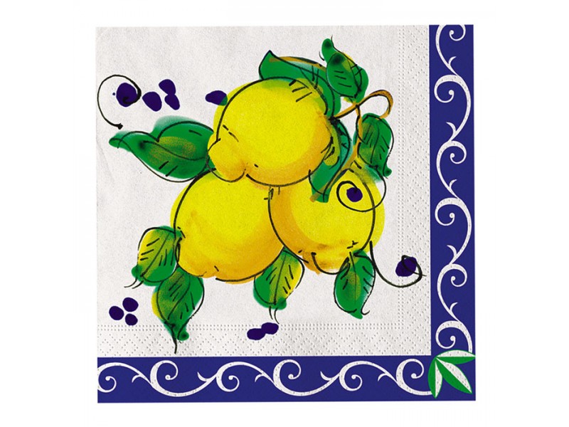 20 TOVAGLIOLI SORRENTO 33X33CM - L'Officina delle feste