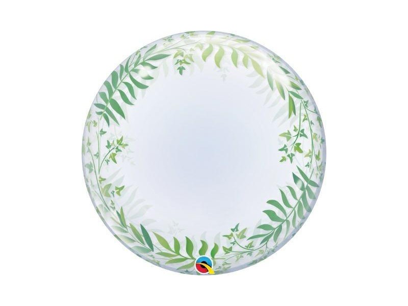 24" DECO BUBBLE GREENERY 1PZ - L'Officina delle feste