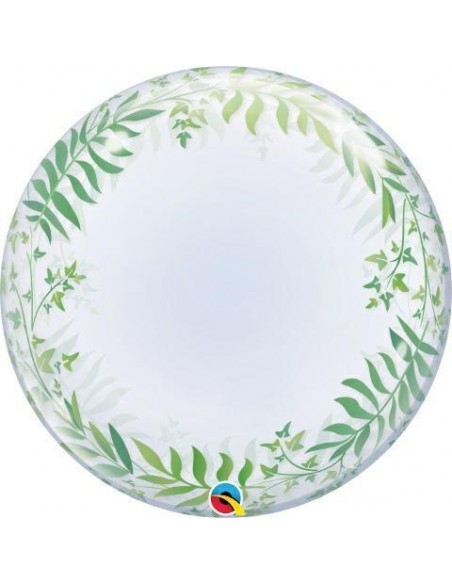 24" DECO BUBBLE GREENERY 1PZ - L'Officina delle feste