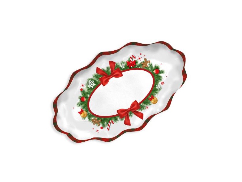 3 RAVIERE CHRISTMAS KILT 36X20CM - L'Officina delle feste