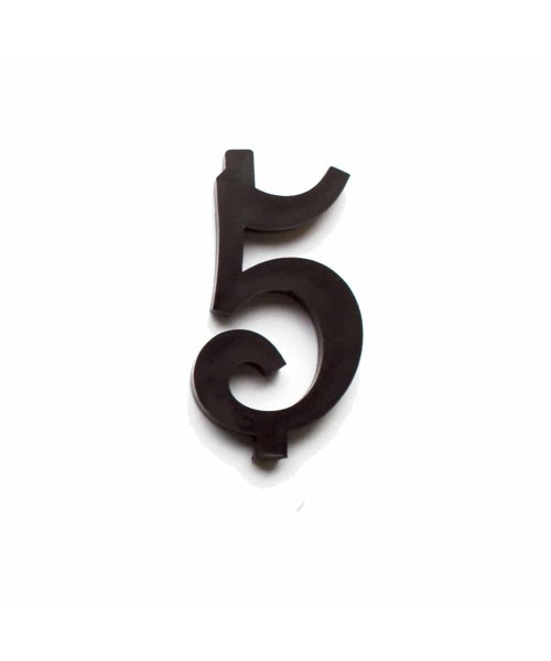NUMERO  5  NERO H 12 CM