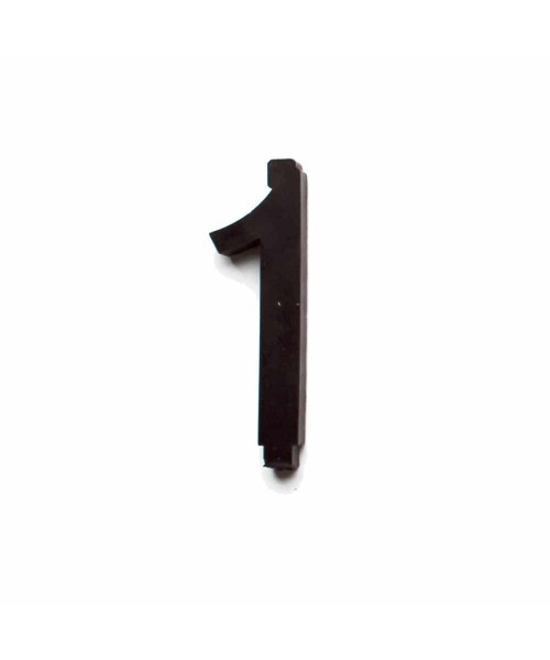 NUMERO  1  NERO H 12 CM