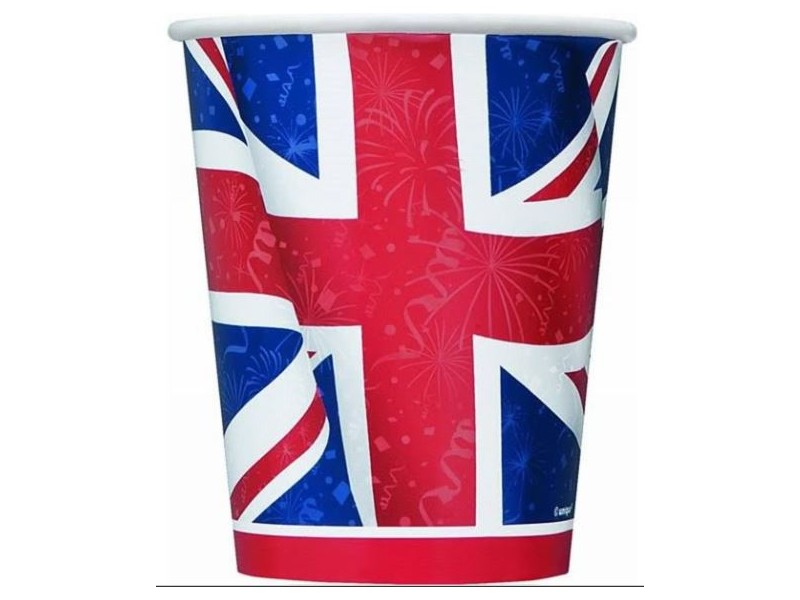 BICCHIERE 270ML PZ. 8 BEST OF BRITISH - L'Officina delle feste