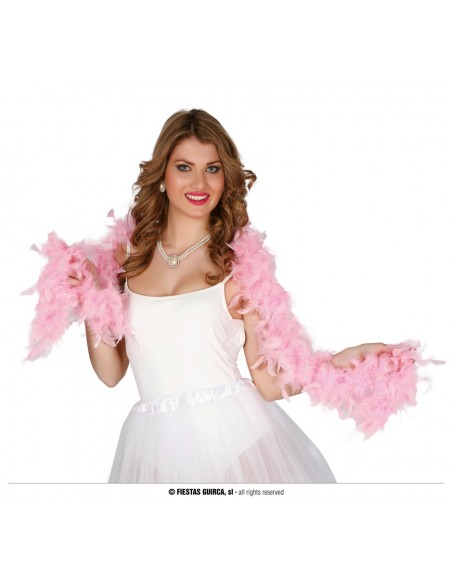 BOA PIUME ROSA 1,80 MT 40 GRAMMI - L'Officina delle feste