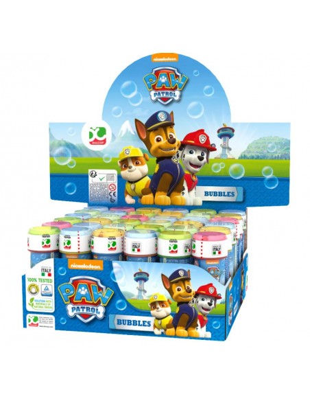 BOLLE DI SAPONE PAW PATROL 36PZ - L'Officina delle feste