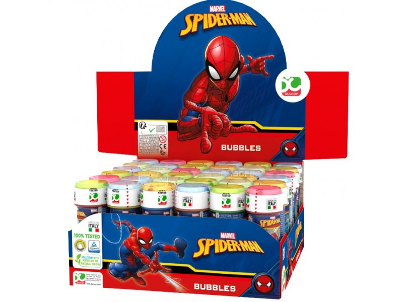 BOLLE DI SAPONE SPIDERMAN 36PZ - L'Officina delle feste