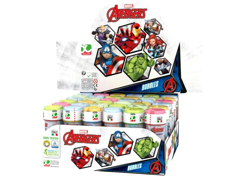 BOLLE DI SAPONE THE AVENGERS 36PZ - L'Officina delle feste