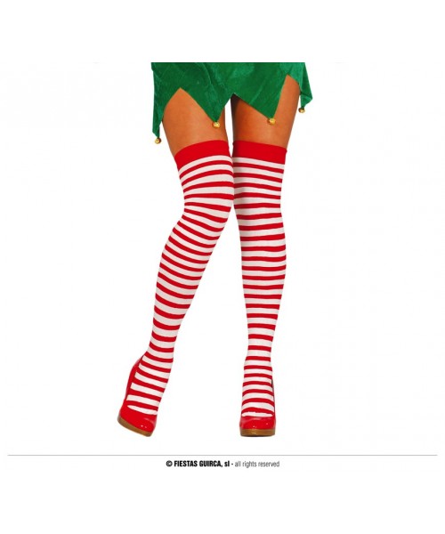 CALZE PARIGINE RIGHE ROSSE 2