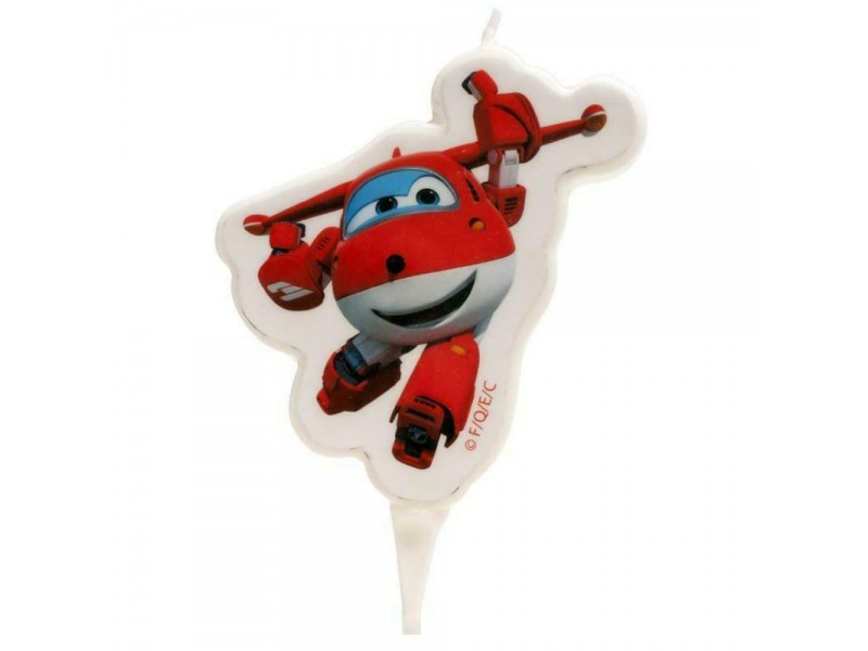 CANDELA SUPER WINGS JETT 2D CM. 9 - L'Officina delle feste