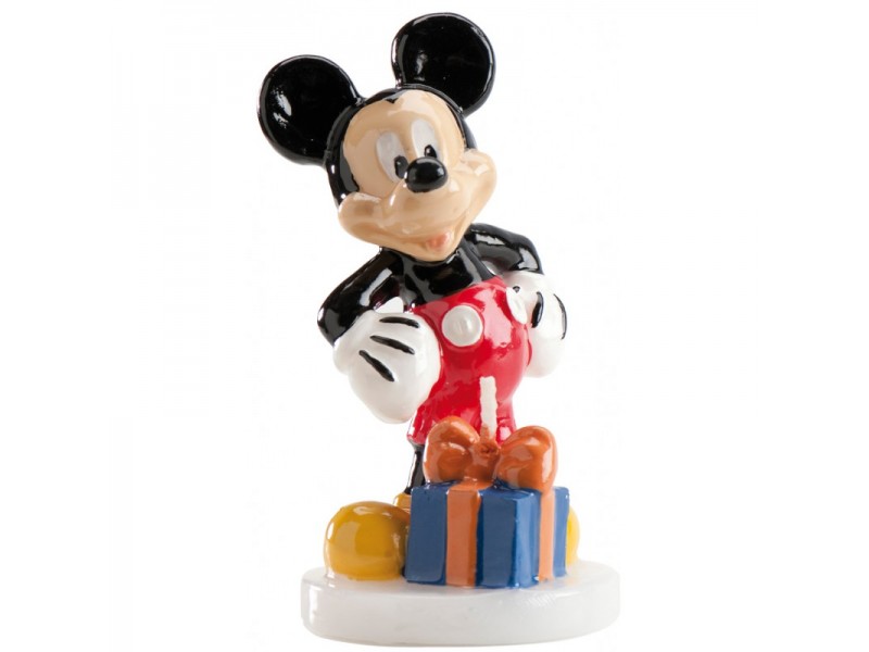 CANDELA 3D MICKEY MOUSE TOPOLINO 8CM - L'Officina delle feste