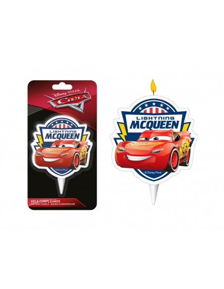 CANDELA CARS 2D H. 9CM. - L'Officina delle feste