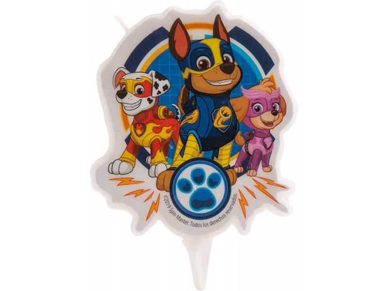 CANDELA PAW PATROL 2D H. 7,5CM. - L'Officina delle feste