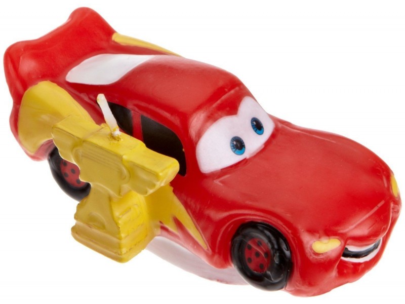 CANDELA CARS 3D 8,5CM - L'Officina delle feste