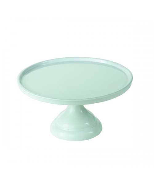Alzata in melamina azzurra diam cm 23x12h - L'Officina delle