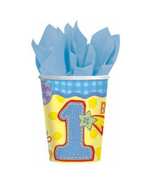 BICCHIERE 266ML HUGS & STITCHES BOY 8PZ - L'Officina delle feste