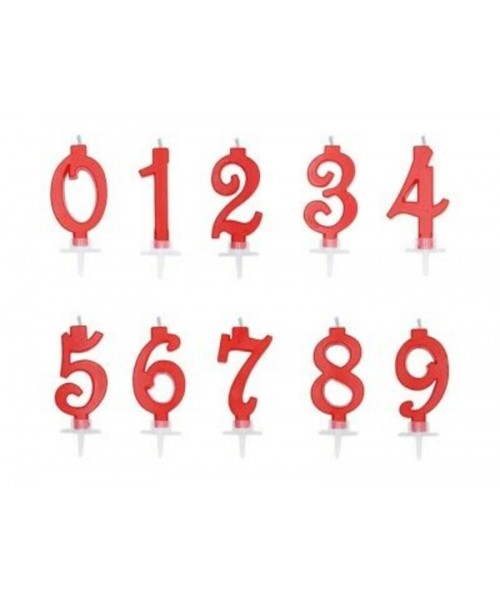 CANDELA CM. 7 ROSSA N. 0 - L'Officina delle feste