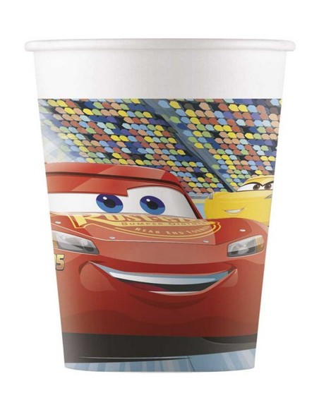 BICCHIERE CARTA CARS 3 10PZ - L'Officina delle feste