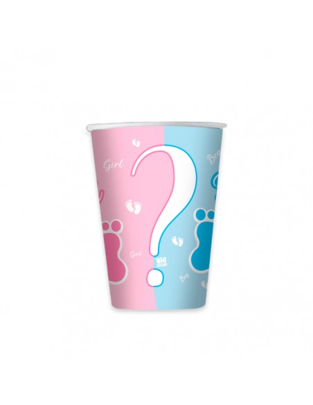BICCHIERI BABY BOY OR GIRL? CC.200 PZ. 8 - L'Officina delle