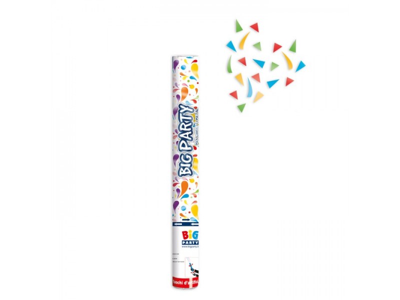 CANNON SPARACORIANDOLI 60cm multicolor metal - L'Officina delle