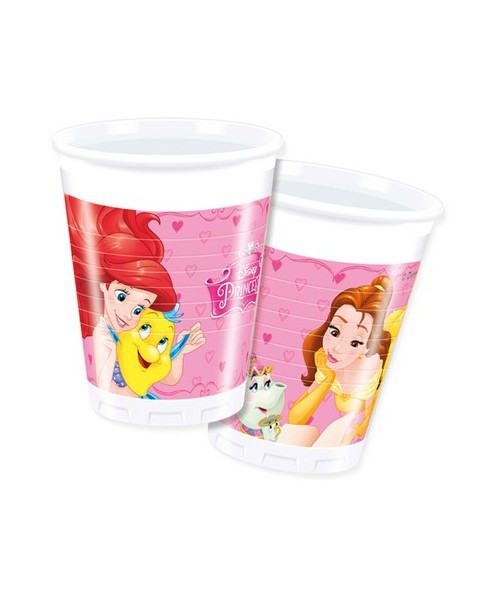 BICCHIERE PLAST. 200ML PRINCESS DREAMING 8PZ - L'Officina delle
